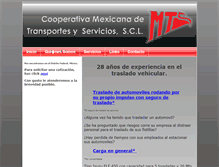 Tablet Screenshot of mexicanadetransportes.com